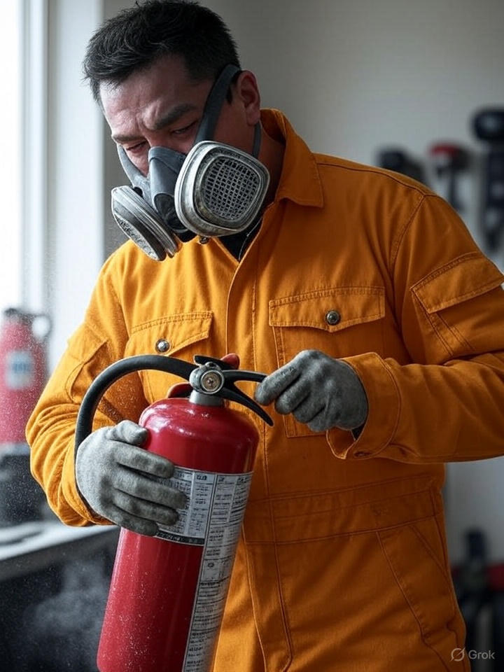 زمان شارژ کپسول آتشنشانی | راهنمای کامل شارژ و نگهداری 1 grok image l9bz12